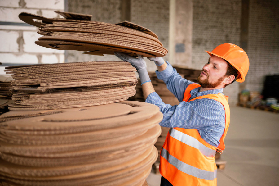 radnik u proizvodnji papira
